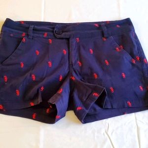 Women's embroidered shorts